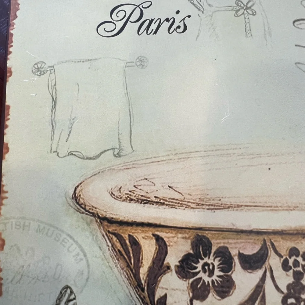 Vintage Paris Bathtub Art Print - Picture 5 of 9